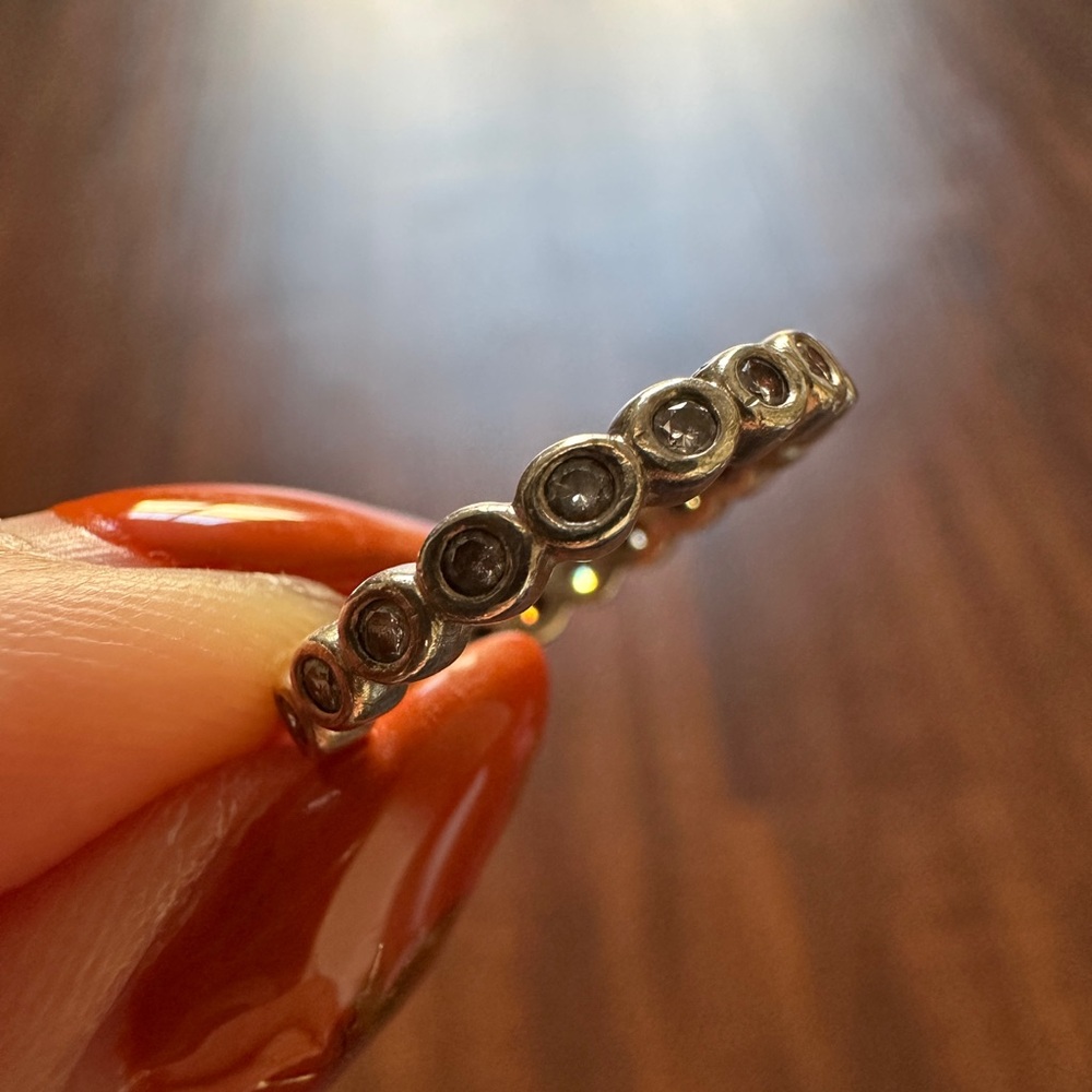 RETIRED Pandora Charm - Alluring Petite Brilliant Ring